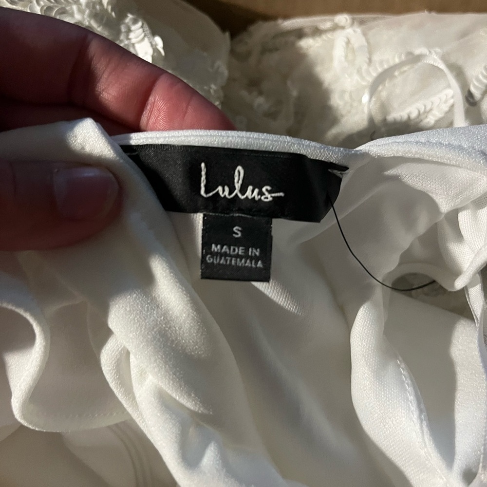 Lulus Miriam White Ruffled Bodycon Dress - Picture 7 of 7